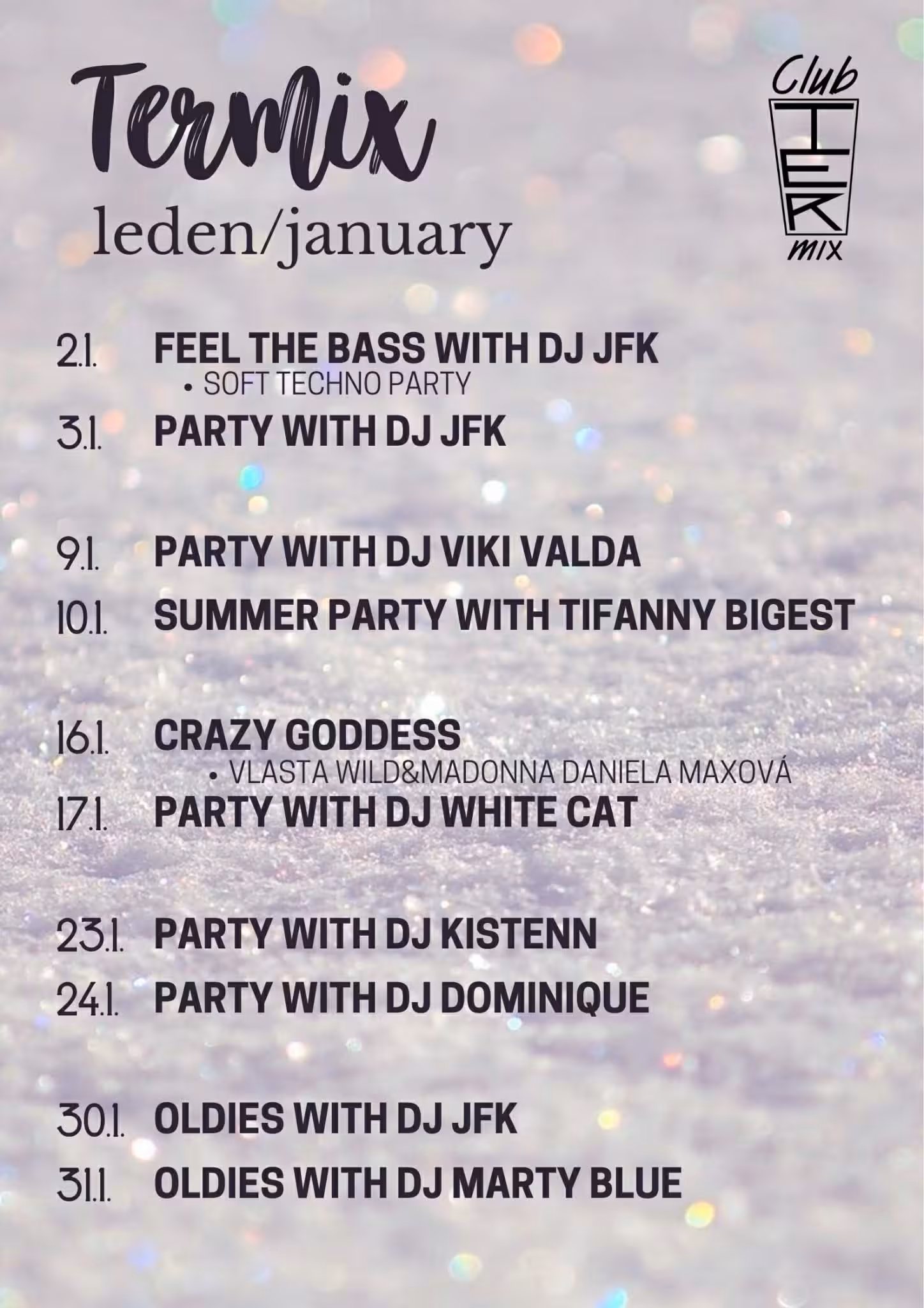 January program of Termix club